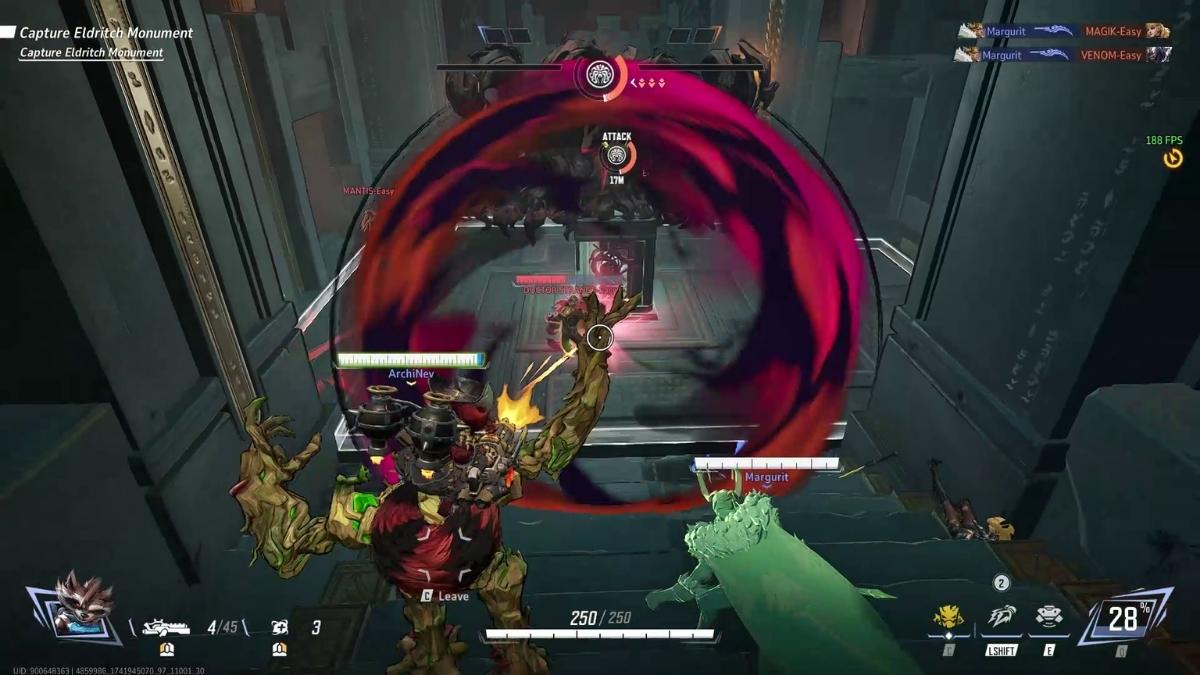 Riding Groot's shoulder in Marvel Rivals