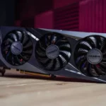 rtx 4060 ti vs 3060 ti - a photo showing a Gigabyte 3060 Ti GPU