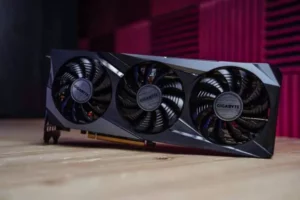 rtx 4060 ti vs 3060 ti - a photo showing a Gigabyte 3060 Ti GPU