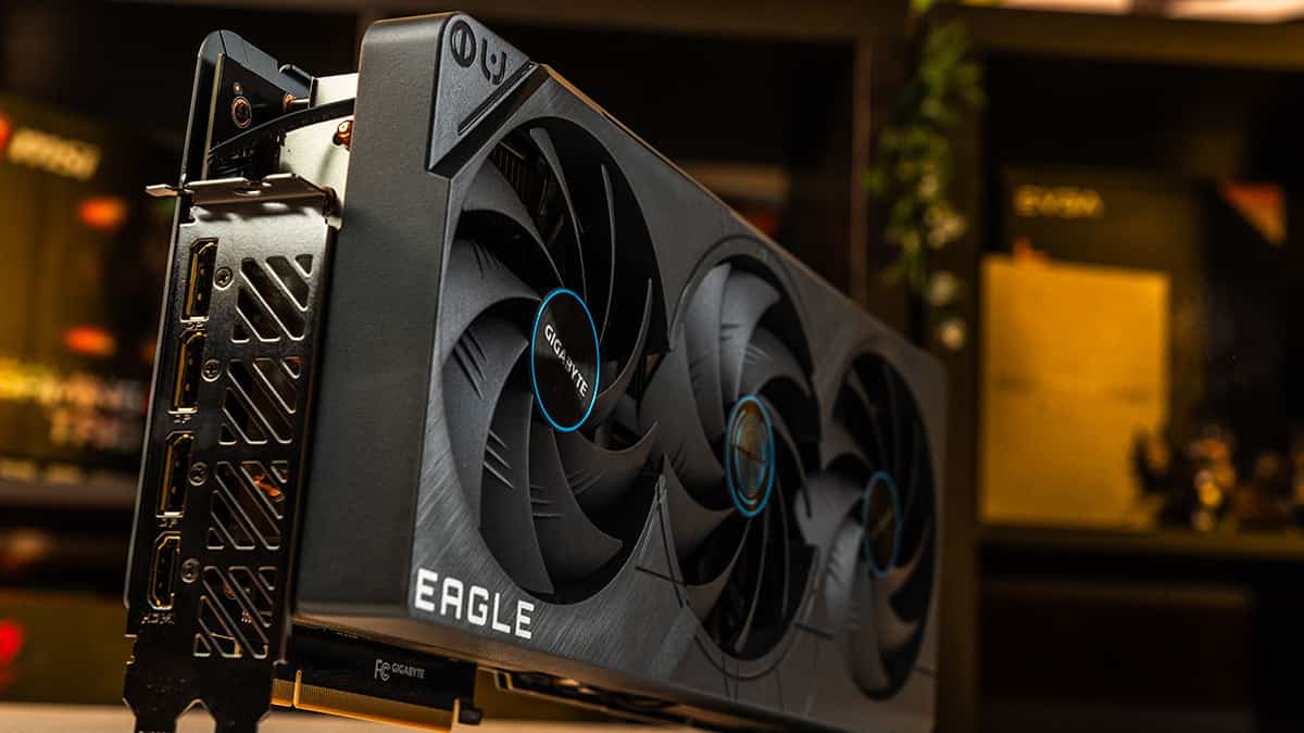 A cutting-edge black rectangular object with powerful fans, encompassing the remarkable performance and features of the Nvidia RTX 4080 in this unbiased review.