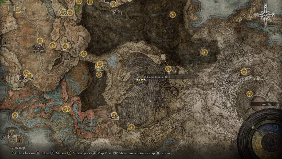 Elden Ring Shadow of the Erdtree Count Ymir: Ruin Map location on map.