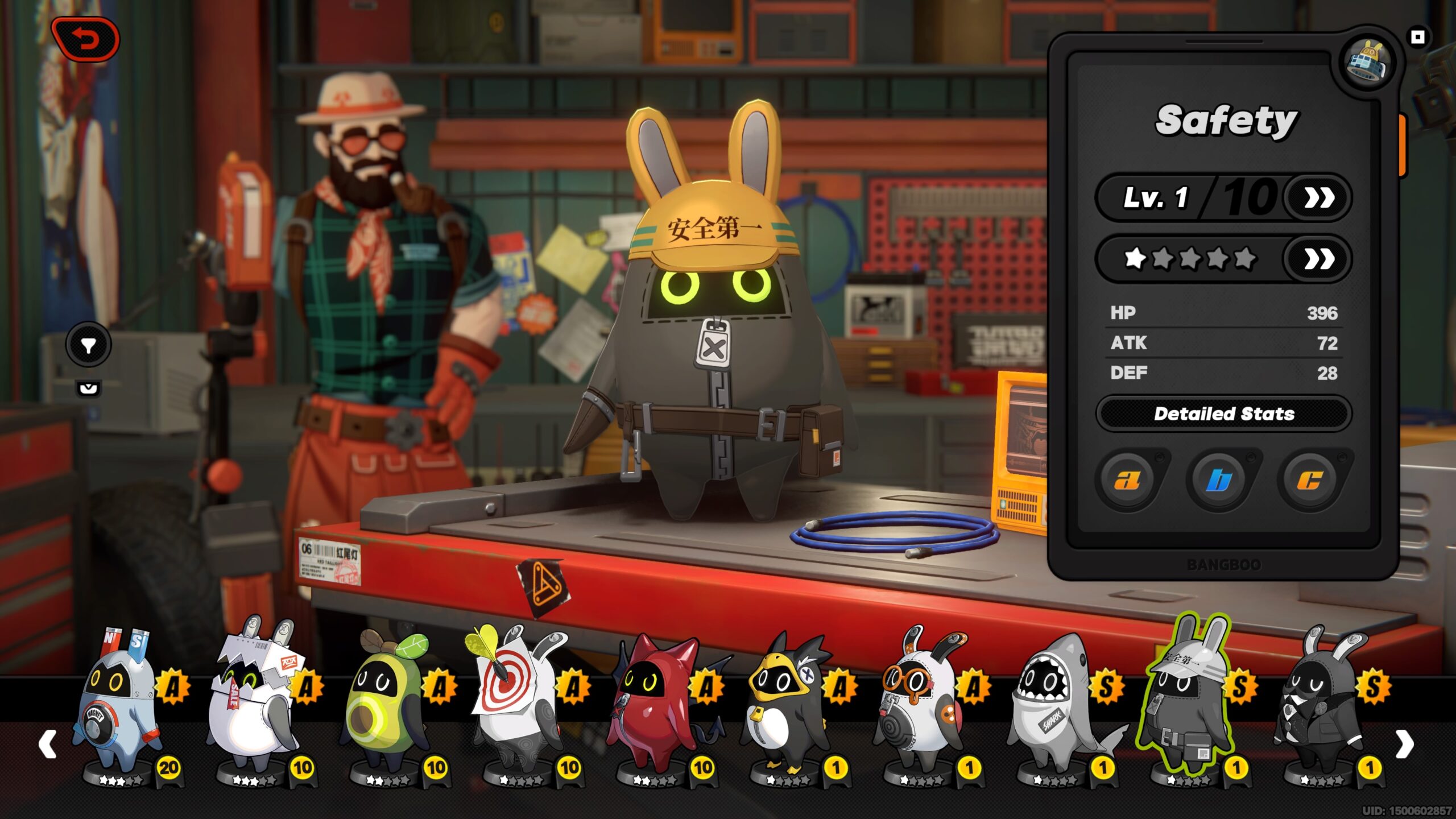 Zenless Zone Zero best bangboo tier list - a bangboo in zzz wearing construction hat