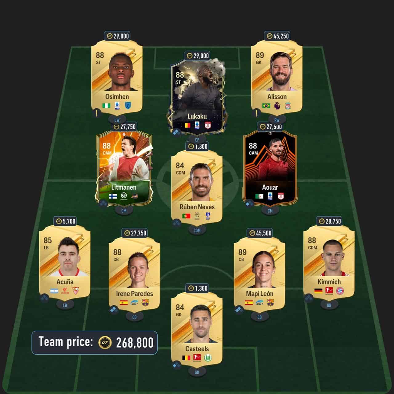 saliba toty honourable mentions sbc solution fc 24 88-rated squad (2)
