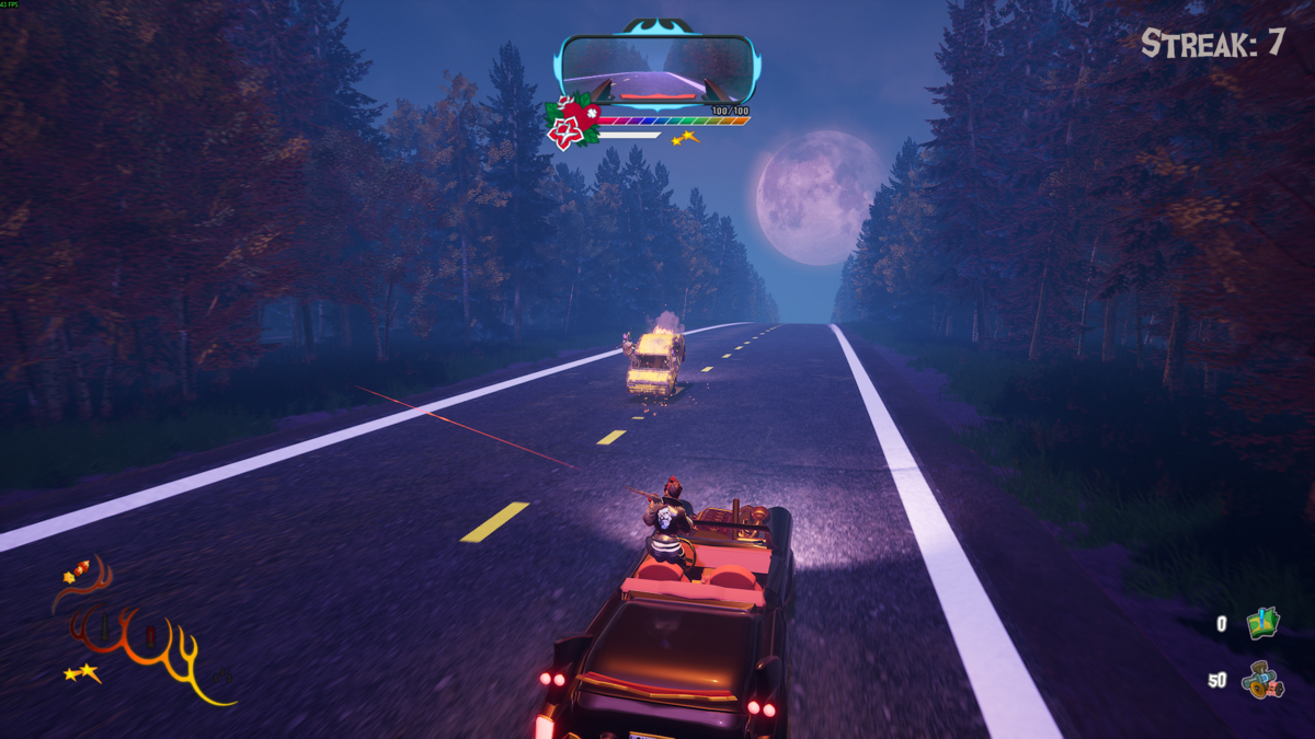 Scaravan 66: cars fighting on a long highway.