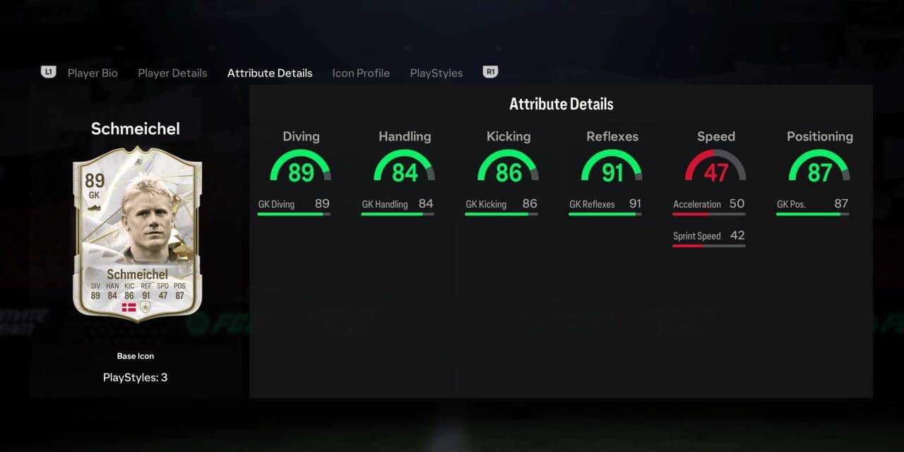 schmeichel icon player profile fc 24