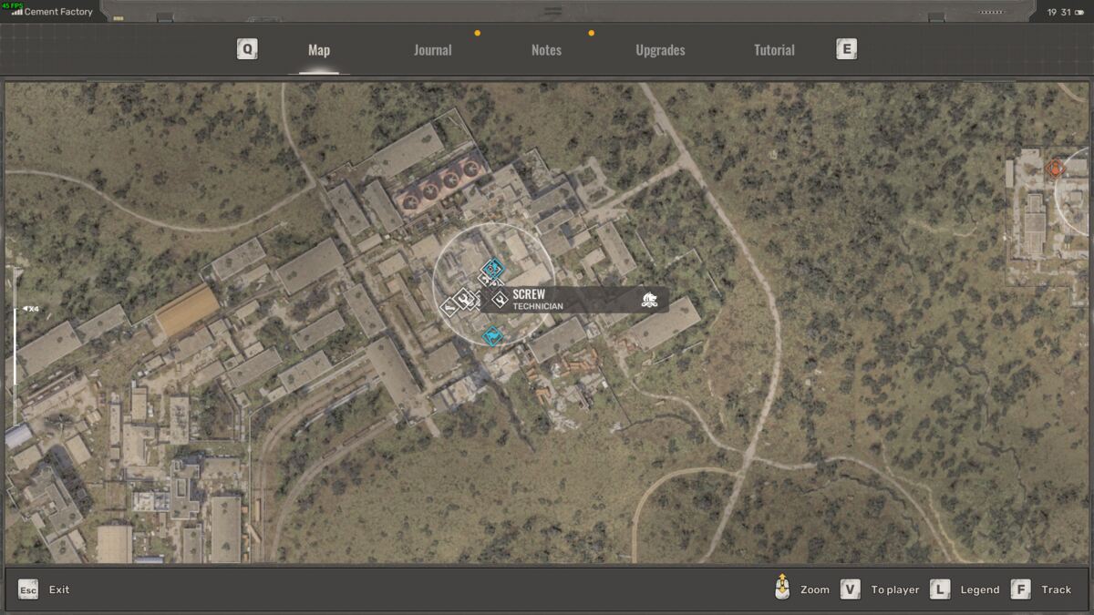 Stalker 2 technician locations: Screw location.