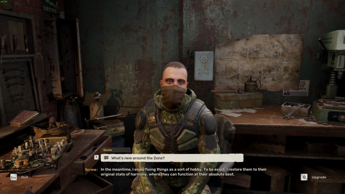 Stalker 2 technician locations: Screw location.