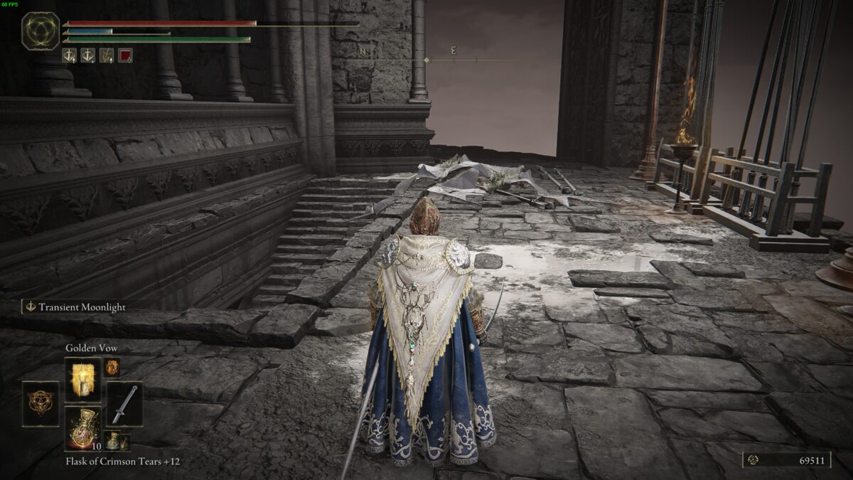Elden Ring Shadow of the Erdtree Ansbach: Tarnished in the Specimen Storehouse in Shadow Keep.
