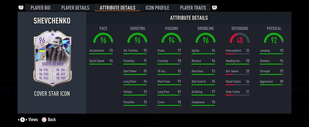 shevchenko cover star icon player profile fifa 23