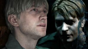 Silent Hill 2 James Sunderland next to Silent Hill 2 Remake James Sunderland