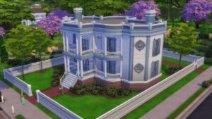 Explore the stunning Victorian house in The Sims 4, and experience the charm of this virtual property.