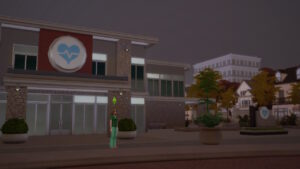 The hospital in The Sims 4: Get To Work