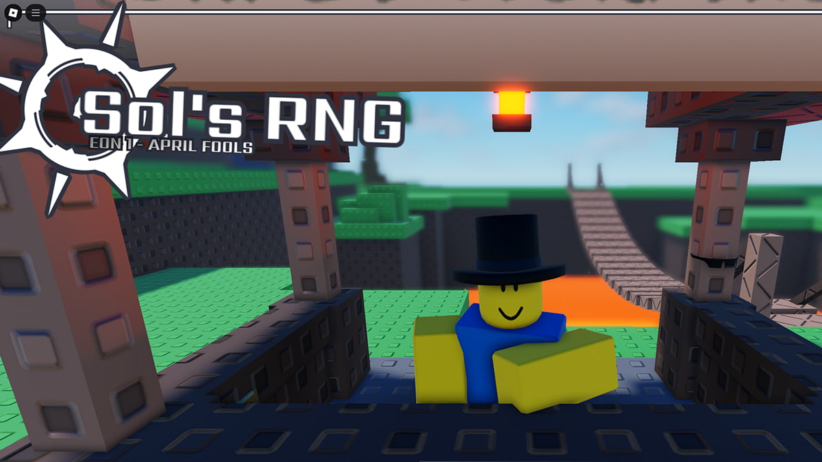 Image of the opening menu of Sol's RNG game on Roblox.