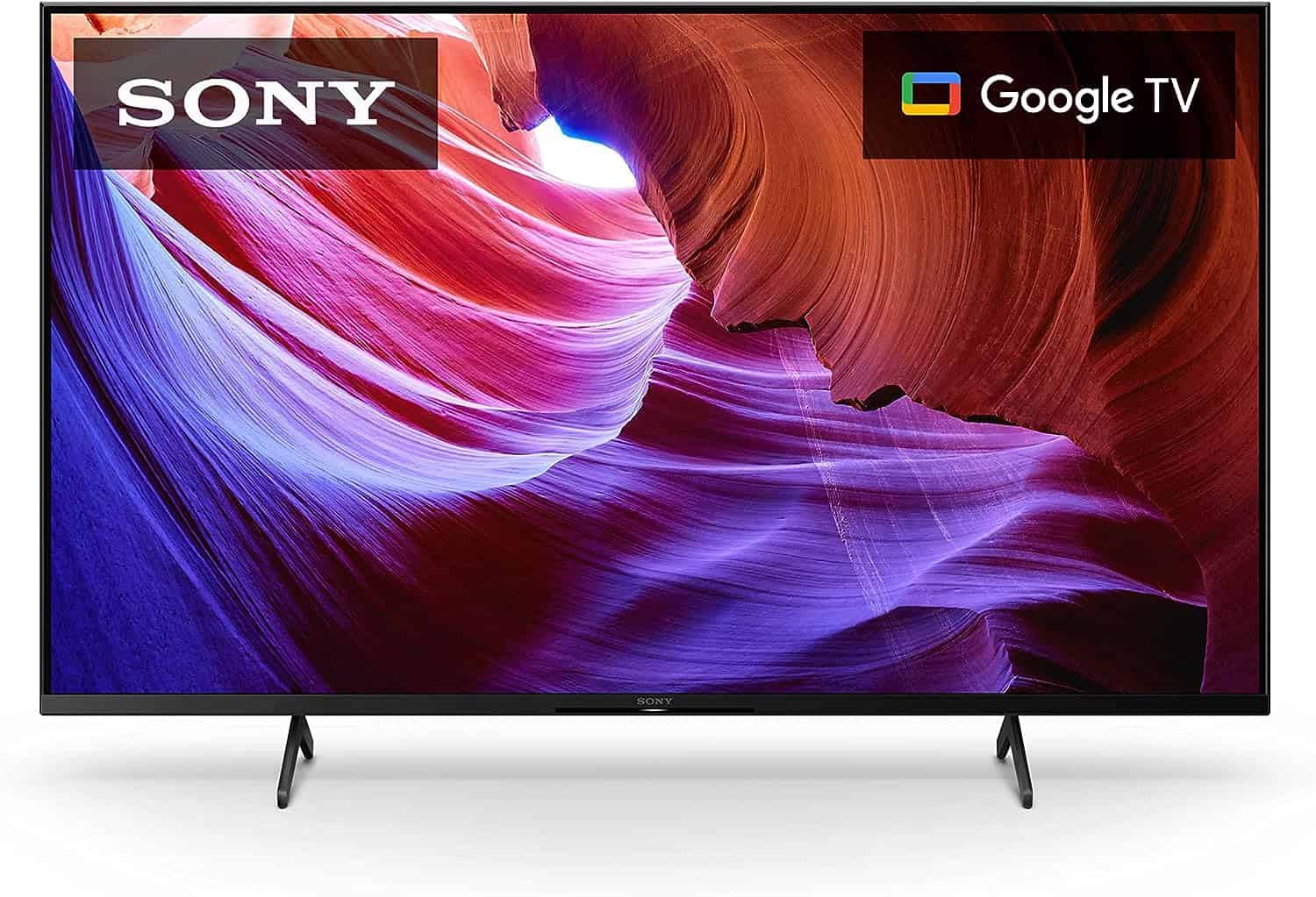 A Sony X85K Series TV with the Google logo on it.