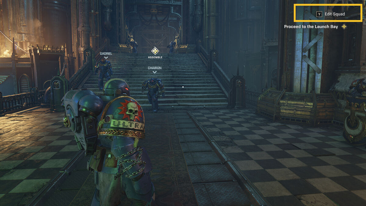 Space Marine 2 crossplay: Invite Menu.