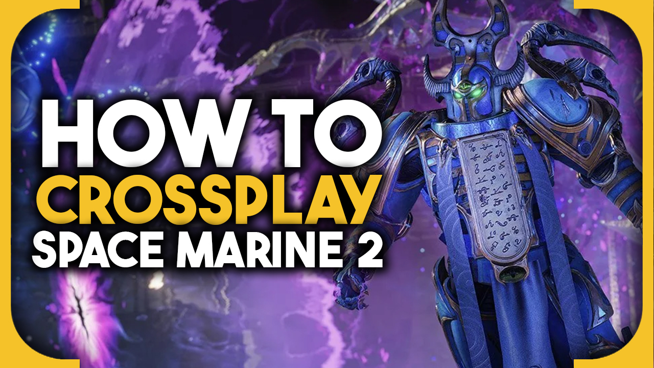 How does Space Marine 2 crossplay work