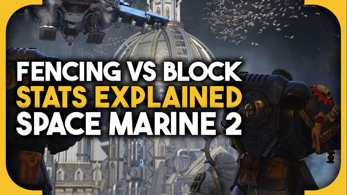 Space Marine 2 fencing blocking: space marines standing on an alien planet.