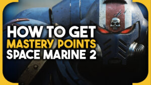 Space Marine 2 Mastery Points: feature image with text.