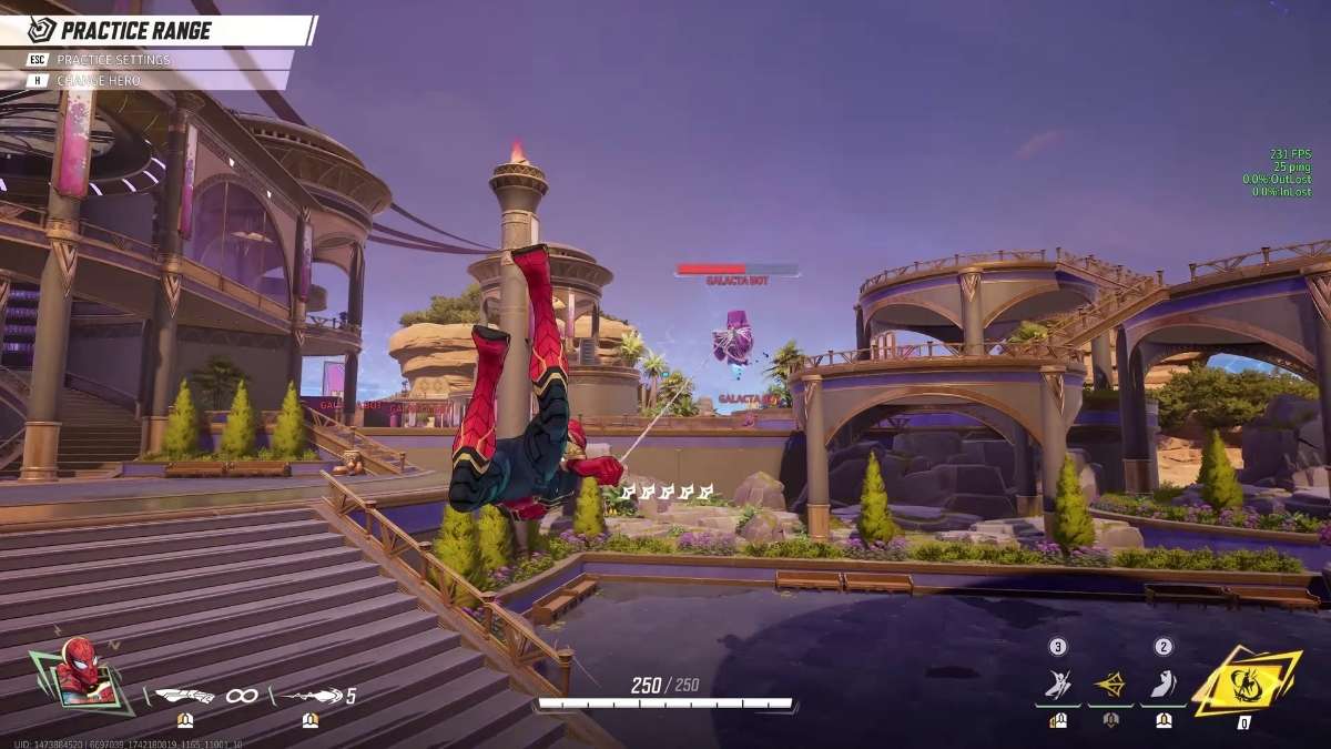 Pulling enemy via uppercut in Marvel Rivals