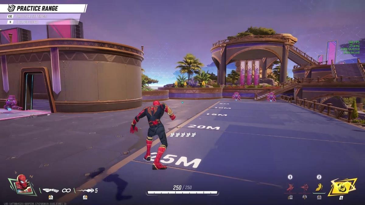 Web Zipping on flat floor in Marvel Rivals