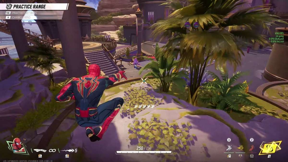 Pulling enemy from flat surface in Marvel Rivals