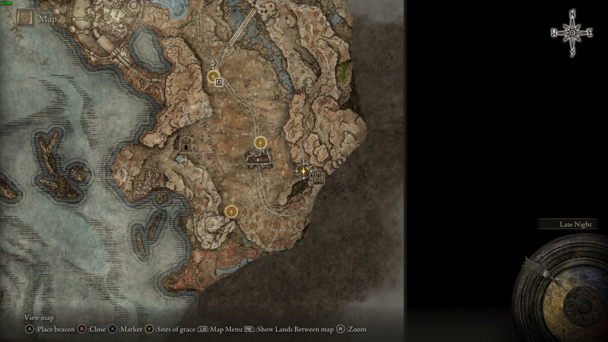 Elden Ring Shadow of the Erdtree revered spirit ash blessing locations: map of the realm of shadow.