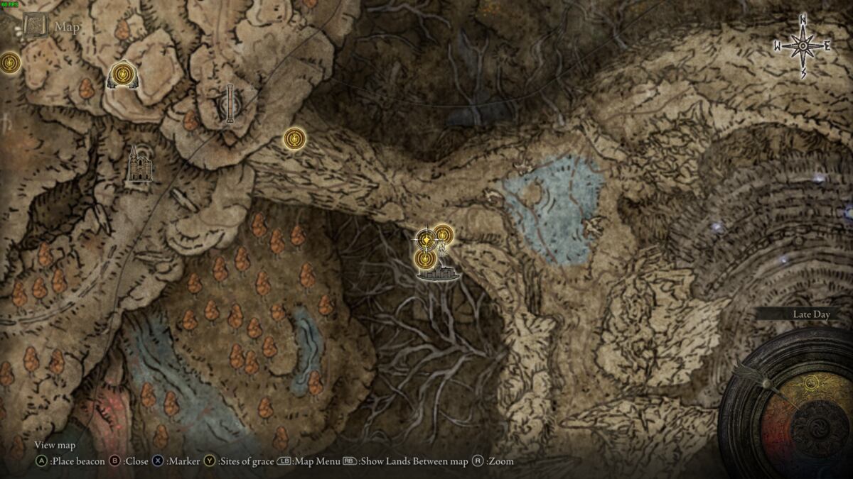 Elden Ring Shadow of the Erdtree revered spirit ash blessing locations: map of the realm of shadow.
