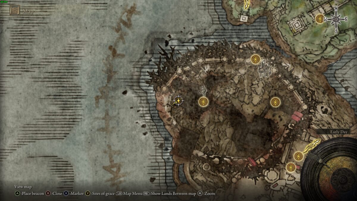 Elden Ring Shadow of the Erdtree revered spirit ash blessing locations: map of the realm of shadow.