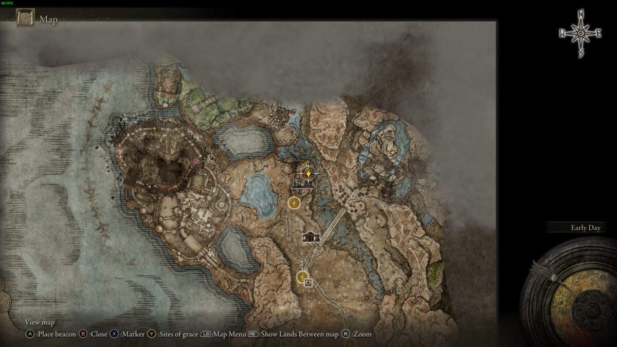 Elden Ring Shadow of the Erdtree revered spirit ash blessing locations: map of the realm of shadow.