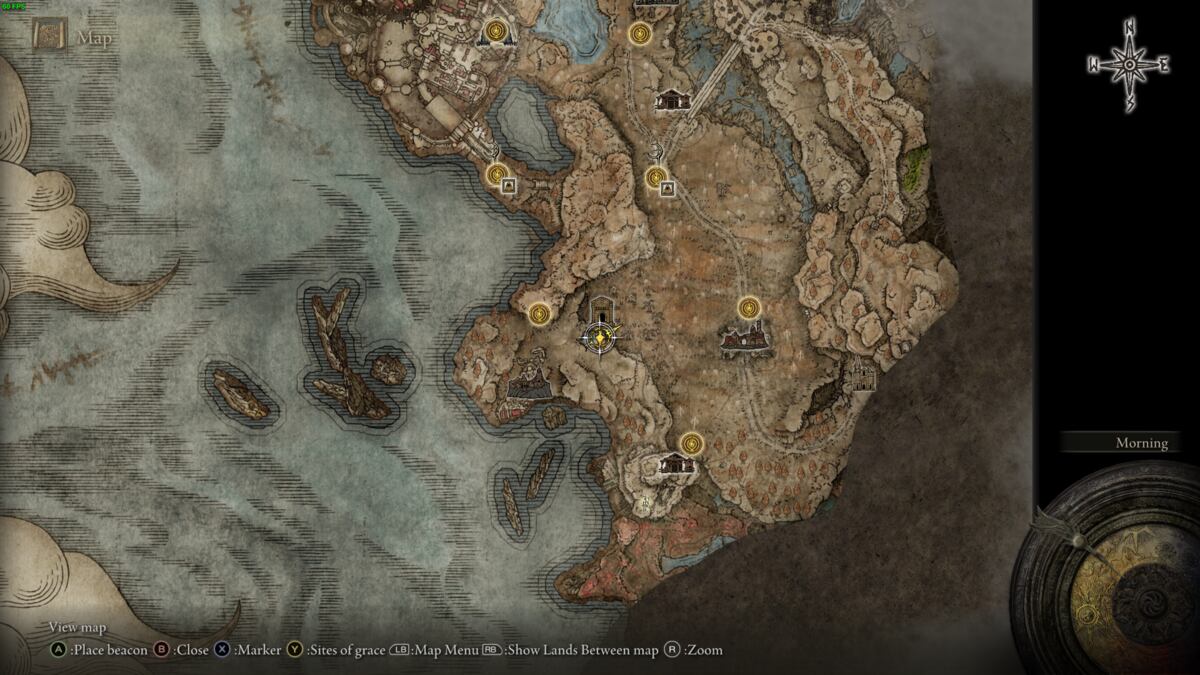 Elden Ring Shadow of the Erdtree revered spirit ash blessing locations: map of the realm of shadow.