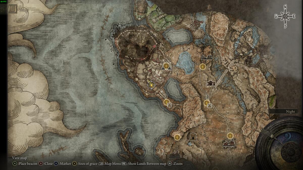 Elden Ring Shadow of the Erdtree revered spirit ash blessing locations: map of the realm of shadow.