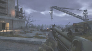 Best early game weapons in Stalker 2: Slag Heap in the Garbage region.