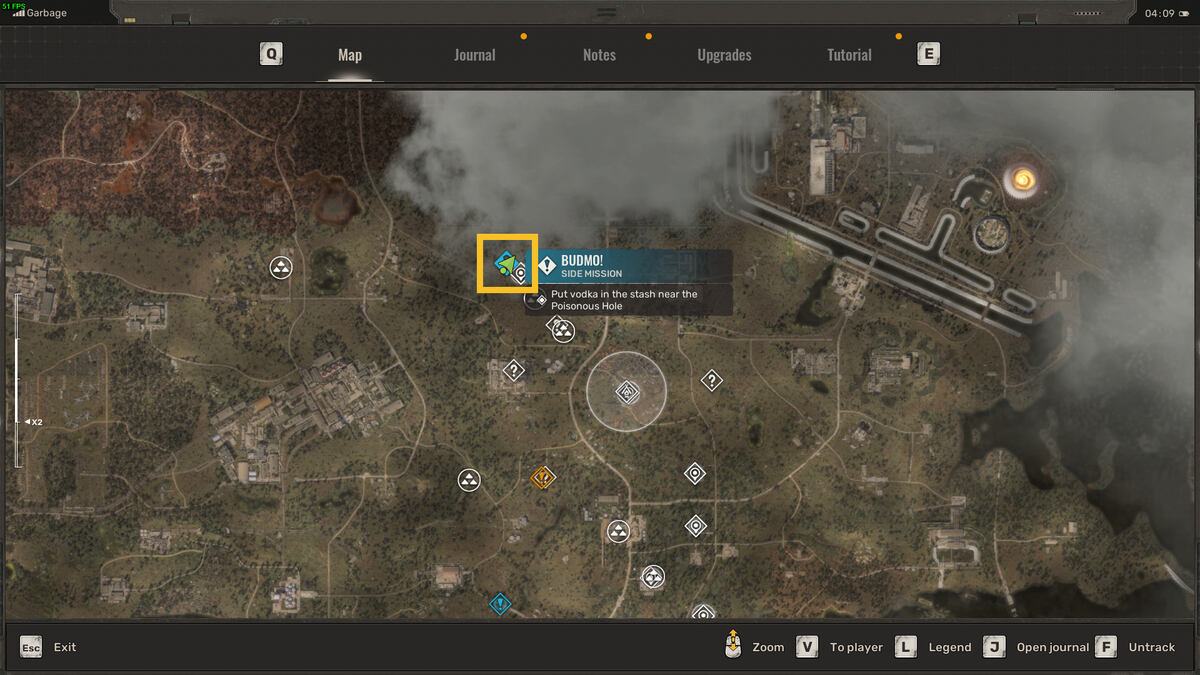 Stalker 2 Budmo! stash locations: Stalker exploring the Garbage region.