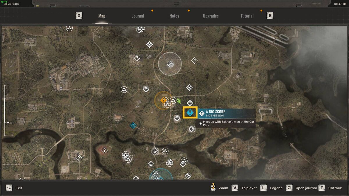 Stalker 2 Deceive the Deceiver: map.