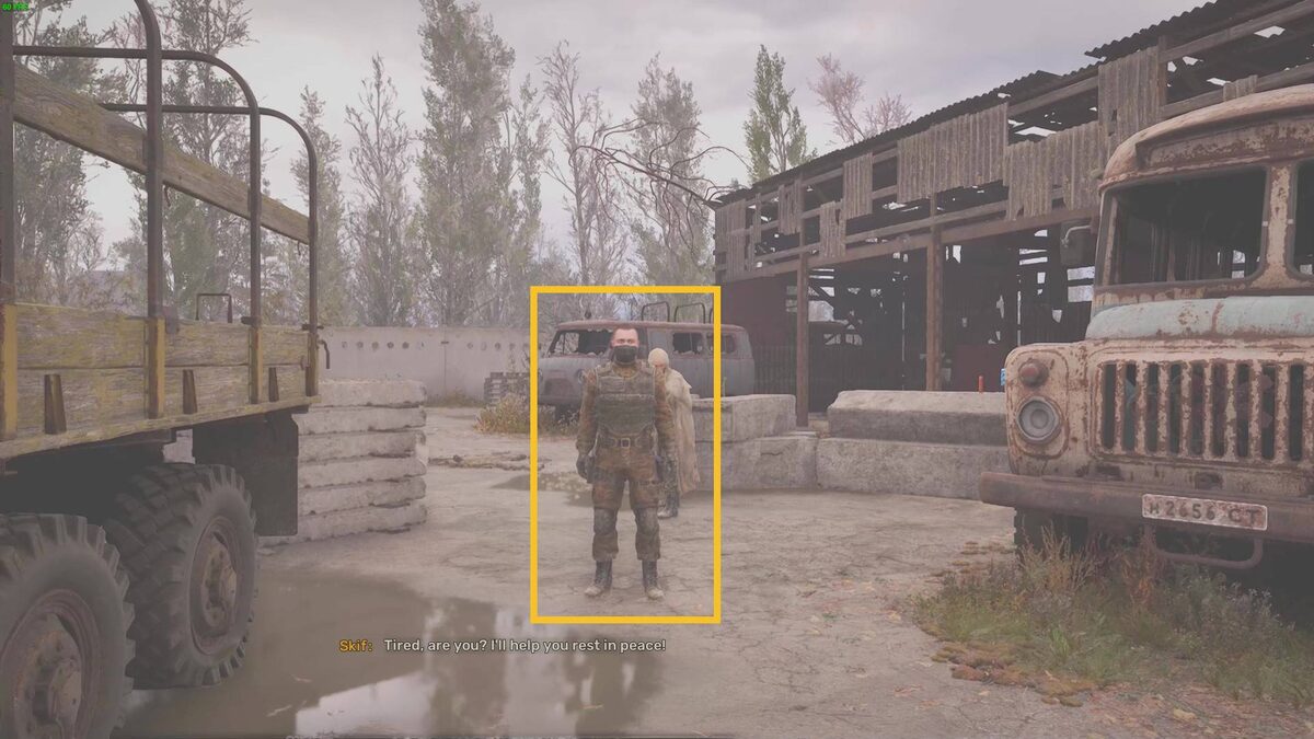 Stalker 2 Deceive the Deceiver: car park.