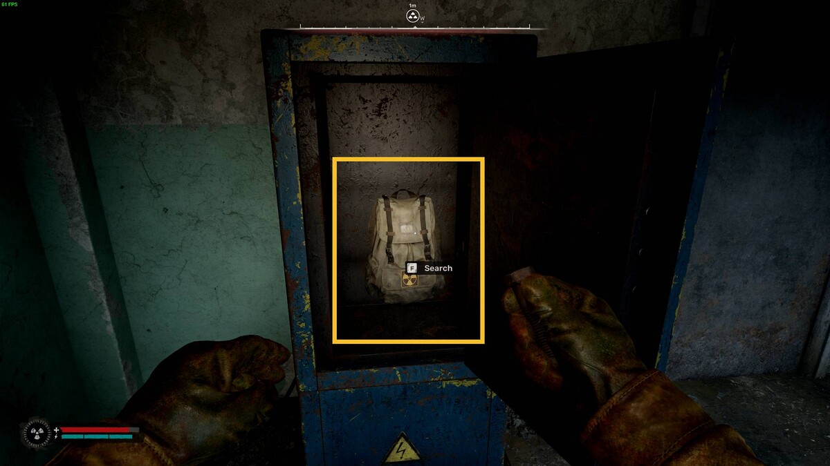Stalker 2 Electric Field Safe: bag in a safe.