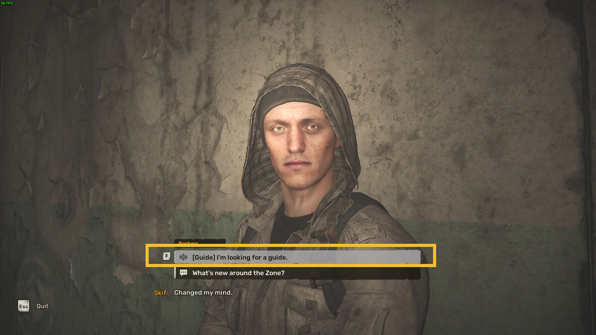 How to fast travel in Stalker 2: Bonkers in the Slag Heap.