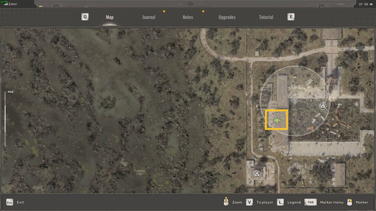 Stalker 2 Hydrodynamics Lab code: map.
