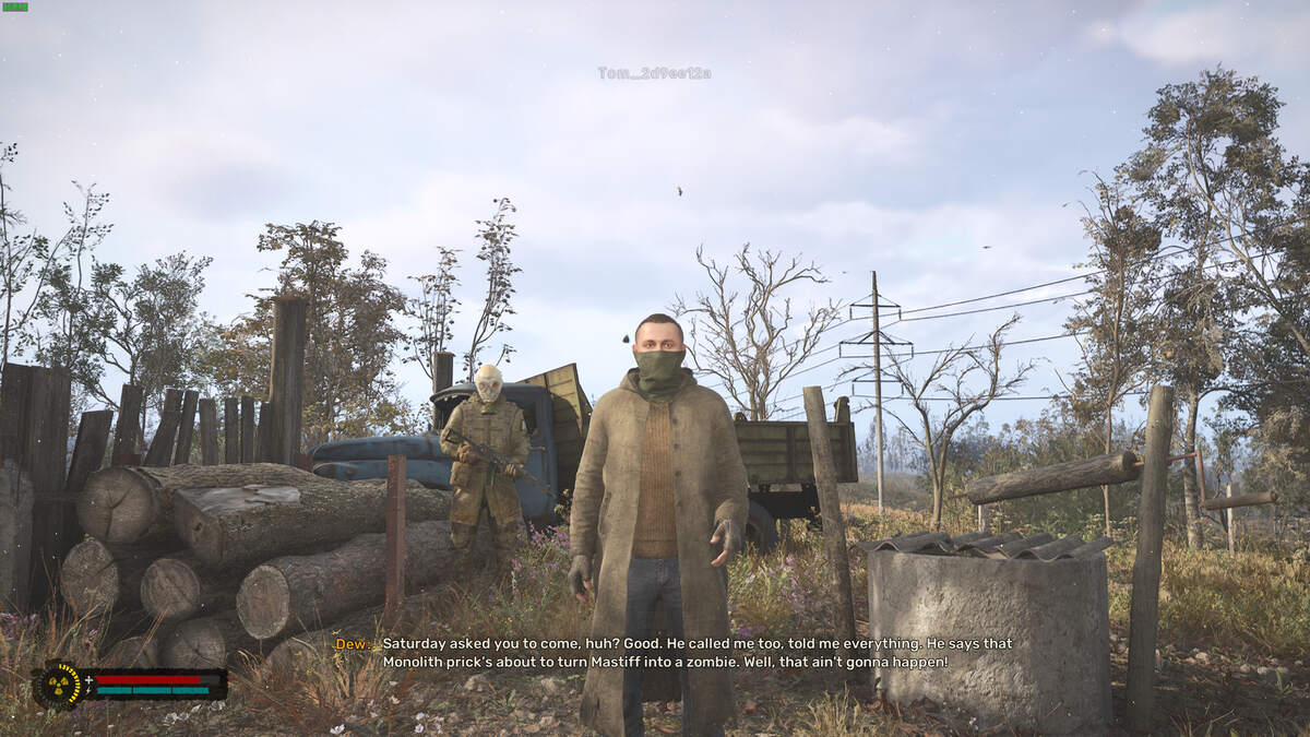 How to find Mastiff in the Stalker 2 The Lost Boys mission: mission objective on map.