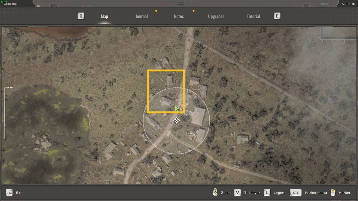 Stalker 2 Magic Cube: map noting a gravitational anomaly.