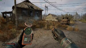 Stalker 2 Magic Cube: stalker using a detector.
