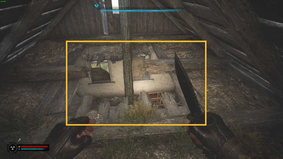 Stalker 2 No Honor Among Thieves: abandoned house.