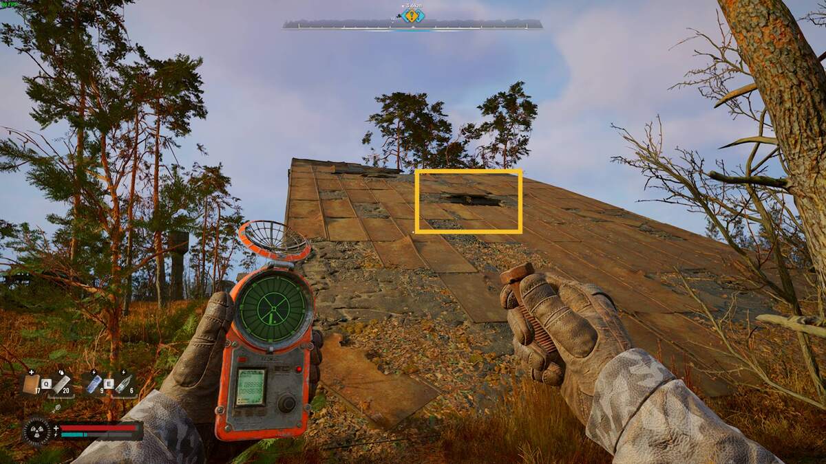 Stalker 2 Predator Shotgun: slanted roof.