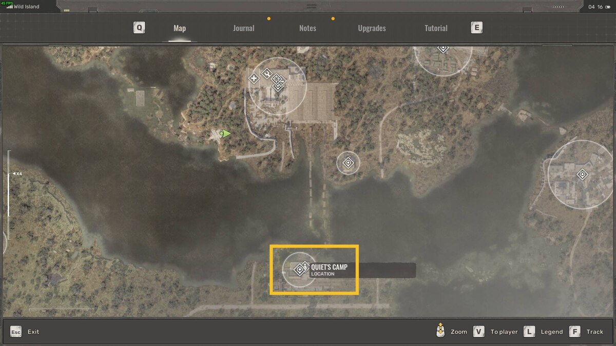 Stalker 2 Quiet location: map.