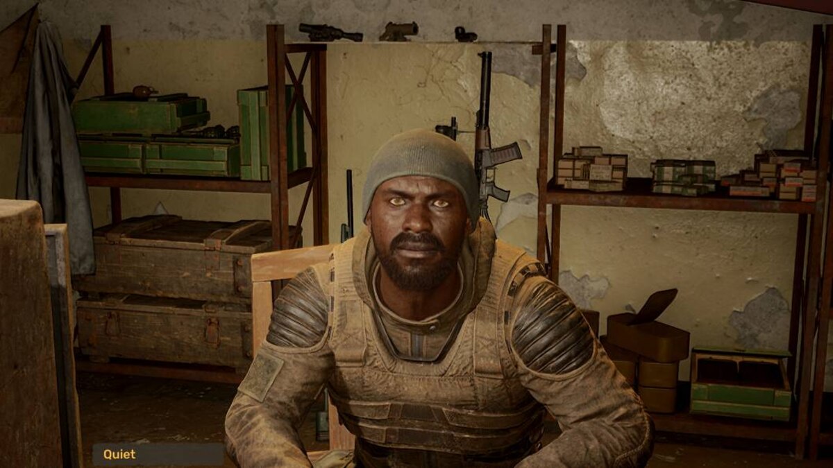 Stalker 2 Quiet location: Quiet the trader.