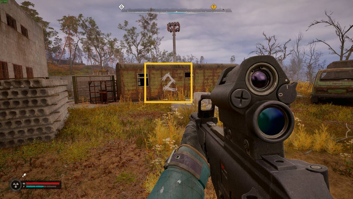 Stalker 2 Railway Maintenance Facility code: abandoned facility.