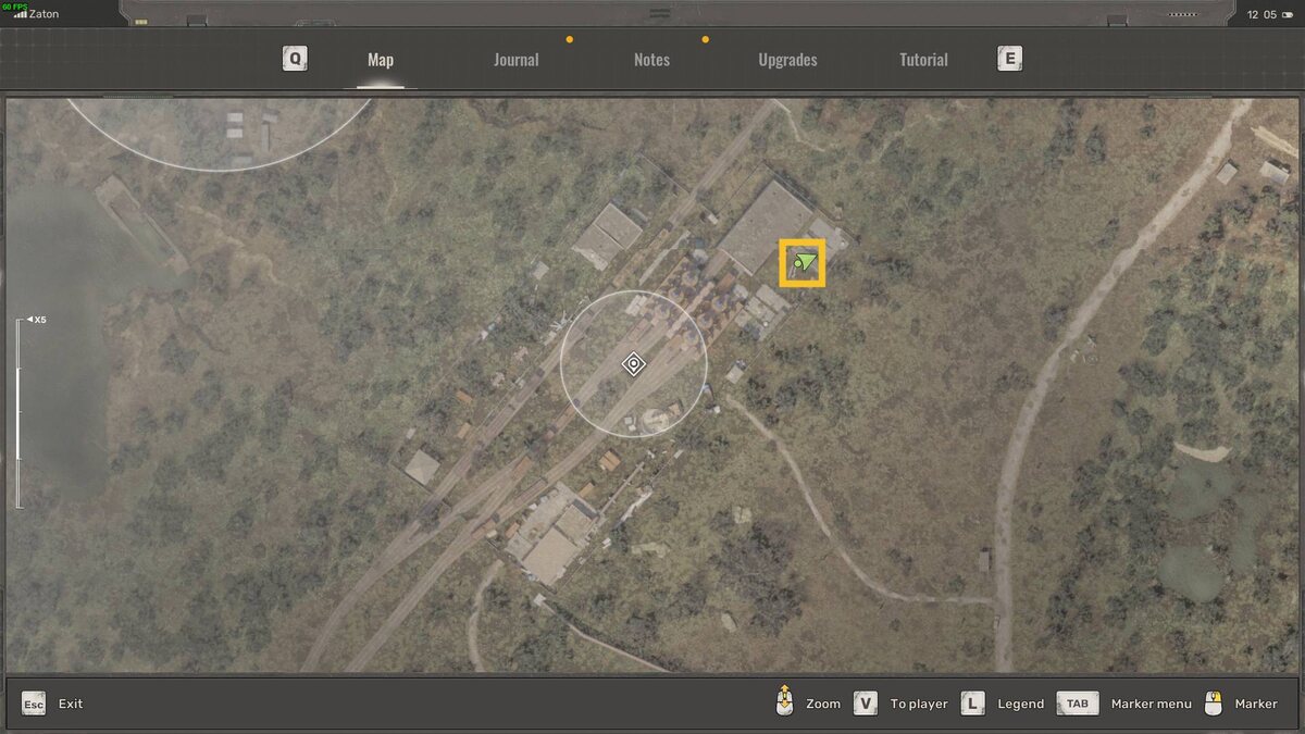 Stalker 2 Railway Maintenance Facility code: abandoned facility.