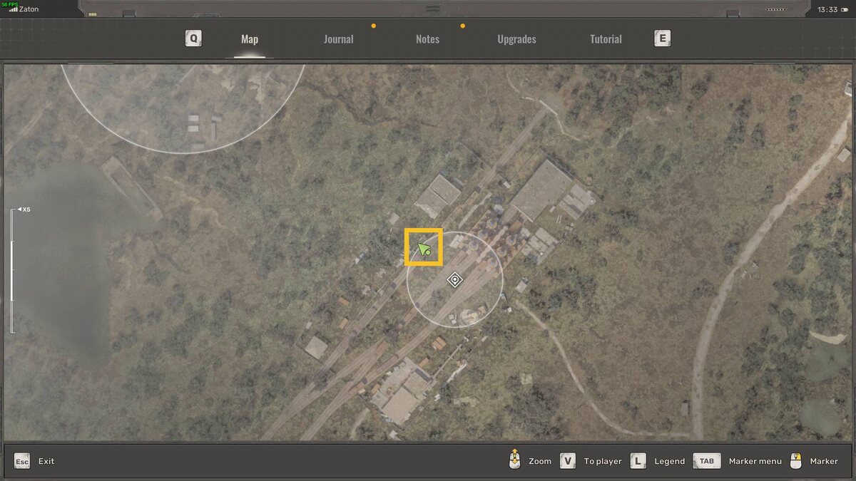 Stalker 2 Railway Maintenance Facility code: abandoned facility.