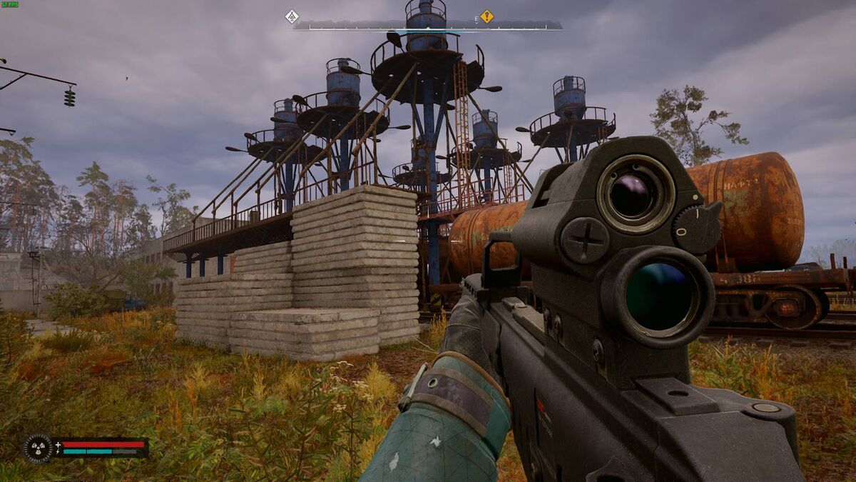 Stalker 2 Railway Maintenance Facility code: abandoned facility.
