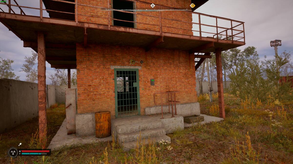 Stalker 2 Railway Maintenance Facility code: hut with locked keypad.